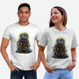 The Throne Of Krampus-Unisex-Basic-Tee-zascanauta