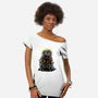 The Throne Of Krampus-Womens-Off Shoulder-Tee-zascanauta