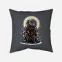 The Throne Of Krampus-None-Removable Cover-Throw Pillow-zascanauta