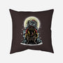 The Throne Of Krampus-None-Removable Cover-Throw Pillow-zascanauta