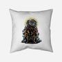 The Throne Of Krampus-None-Removable Cover-Throw Pillow-zascanauta