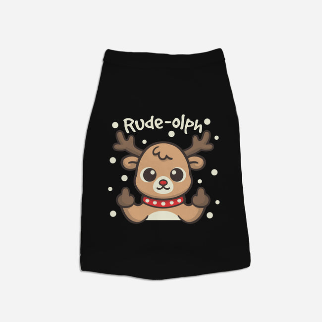 Rude Olph-Dog-Basic-Pet Tank-NemiMakeit