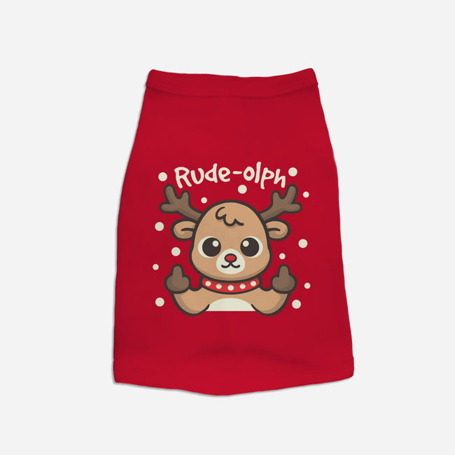 Rude Olph-Dog-Basic-Pet Tank-NemiMakeit