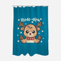 Rude Olph-None-Polyester-Shower Curtain-NemiMakeit