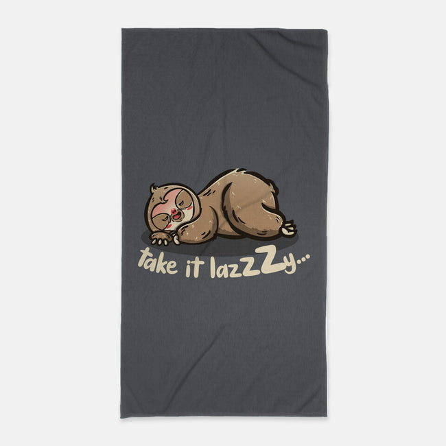 Take It Lazzzy-None-Beach-Towel-Freecheese