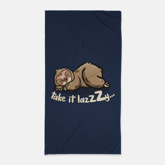 Take It Lazzzy-None-Beach-Towel-Freecheese