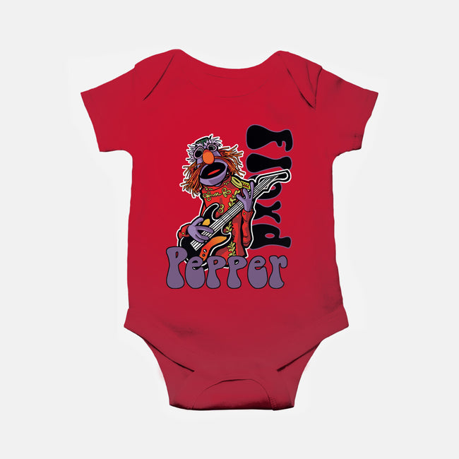 Floyd Pepper-Baby-Basic-Onesie-Action Nate