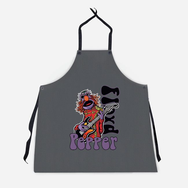 Floyd Pepper-Unisex-Kitchen-Apron-Action Nate