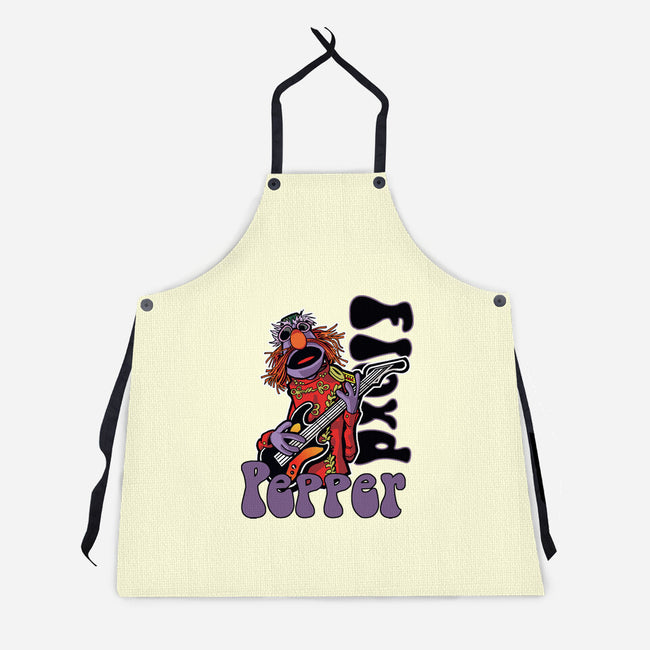 Floyd Pepper-Unisex-Kitchen-Apron-Action Nate