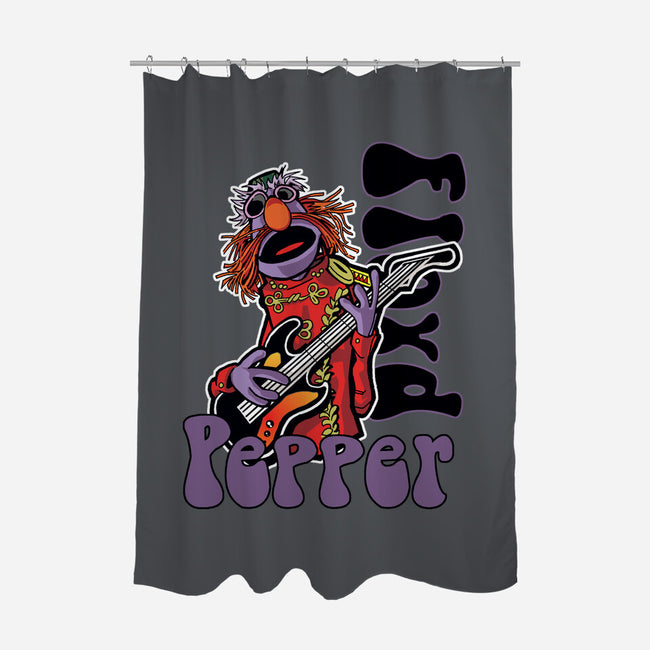 Floyd Pepper-None-Polyester-Shower Curtain-Action Nate