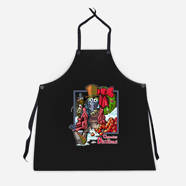 Charles Dickens-Unisex-Kitchen-Apron-Action Nate