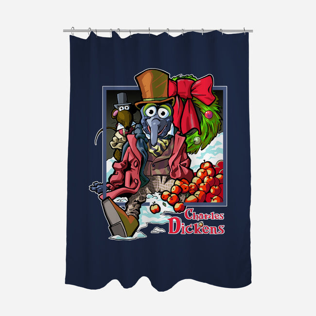 Charles Dickens-None-Polyester-Shower Curtain-Action Nate