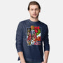 Charles Dickens-Mens-Long Sleeved-Tee-Action Nate