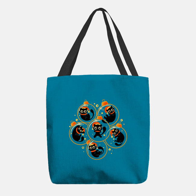 Christmas Kittens-None-Basic Tote-Bag-erion_designs