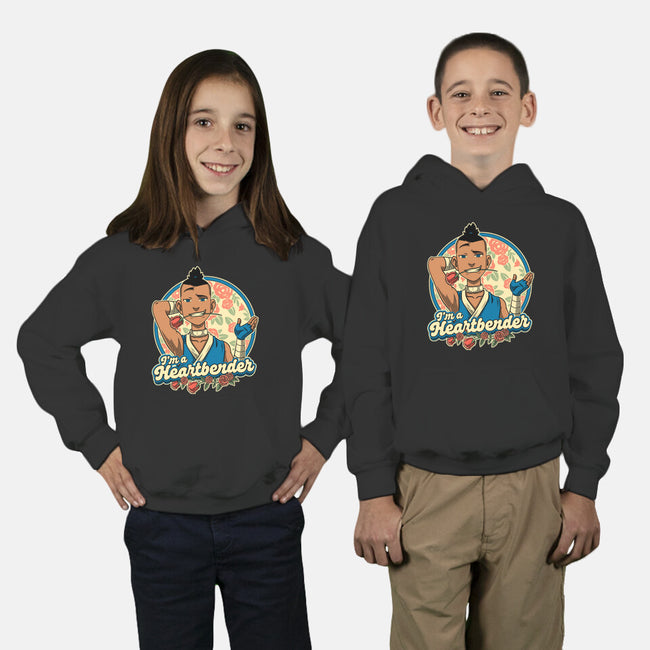 Heart Bender-Youth-Pullover-Sweatshirt-Studio Mootant