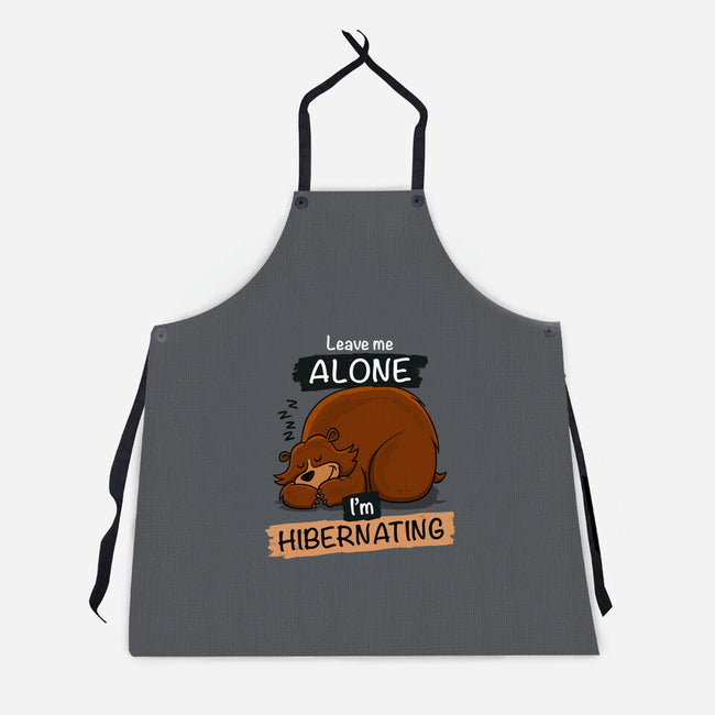 Leave Me Alone I'm Hibernating-Unisex-Kitchen-Apron-drbutler