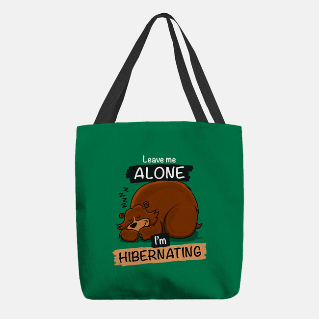 Leave Me Alone I'm Hibernating-None-Basic Tote-Bag-drbutler