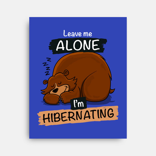 Leave Me Alone I'm Hibernating-None-Stretched-Canvas-drbutler