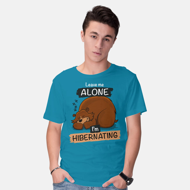 Leave Me Alone I'm Hibernating-Mens-Basic-Tee-drbutler