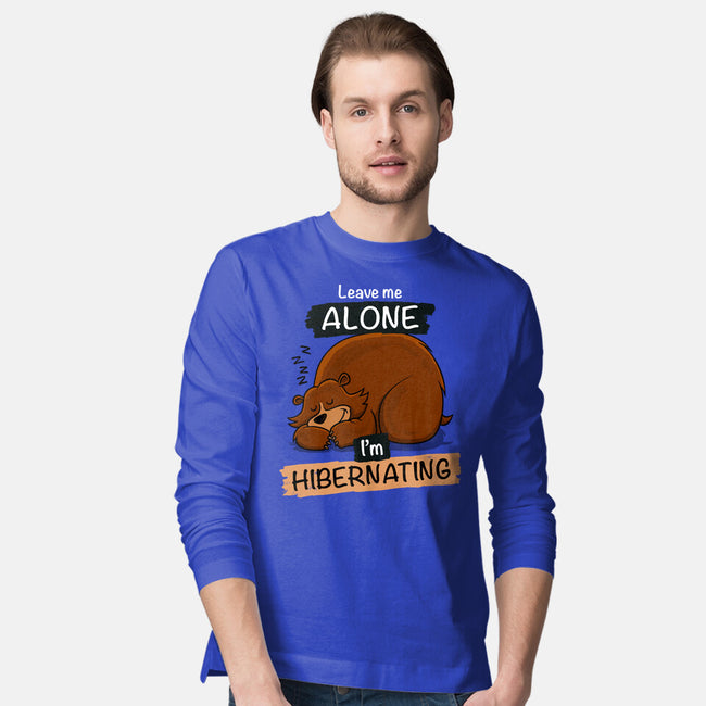 Leave Me Alone I'm Hibernating-Mens-Long Sleeved-Tee-drbutler