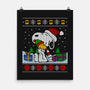 Holiday Beagle-None-Matte-Poster-drbutler