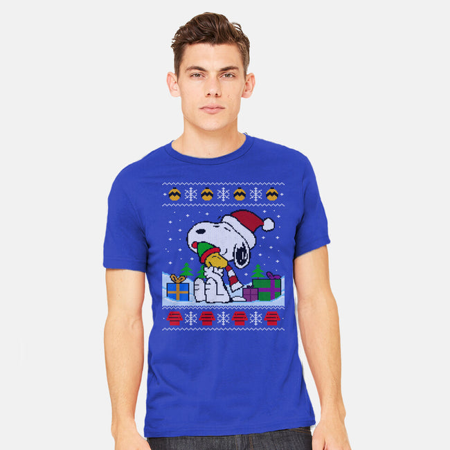 Holiday Beagle-Mens-Heavyweight-Tee-drbutler