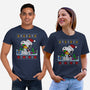 Holiday Beagle-Unisex-Basic-Tee-drbutler