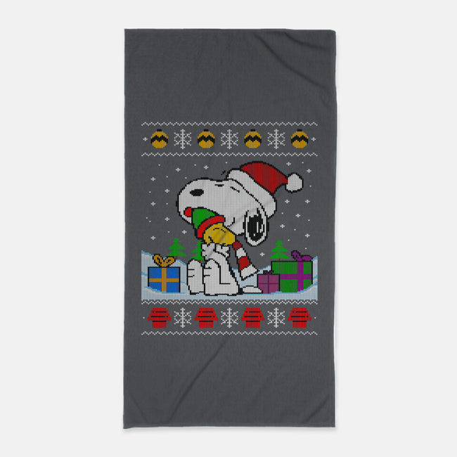 Holiday Beagle-None-Beach-Towel-drbutler