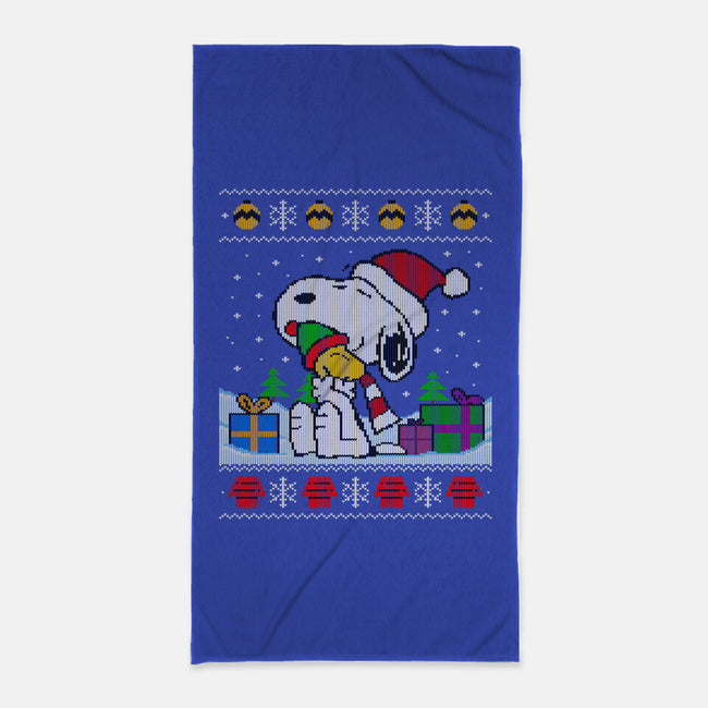 Holiday Beagle-None-Beach-Towel-drbutler