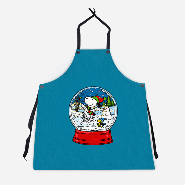 Hello Winter-Unisex-Kitchen-Apron-drbutler