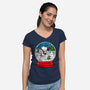 Hello Winter-Womens-V-Neck-Tee-drbutler