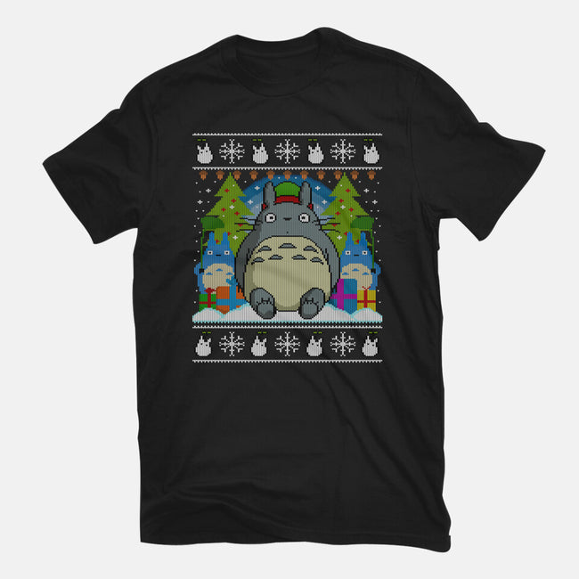 Festive Forest-Womens-Fitted-Tee-drbutler