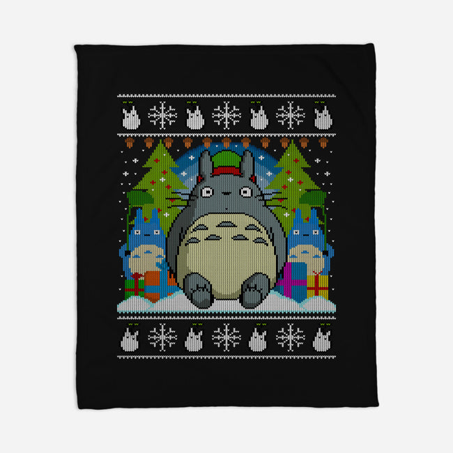 Festive Forest-None-Fleece-Blanket-drbutler