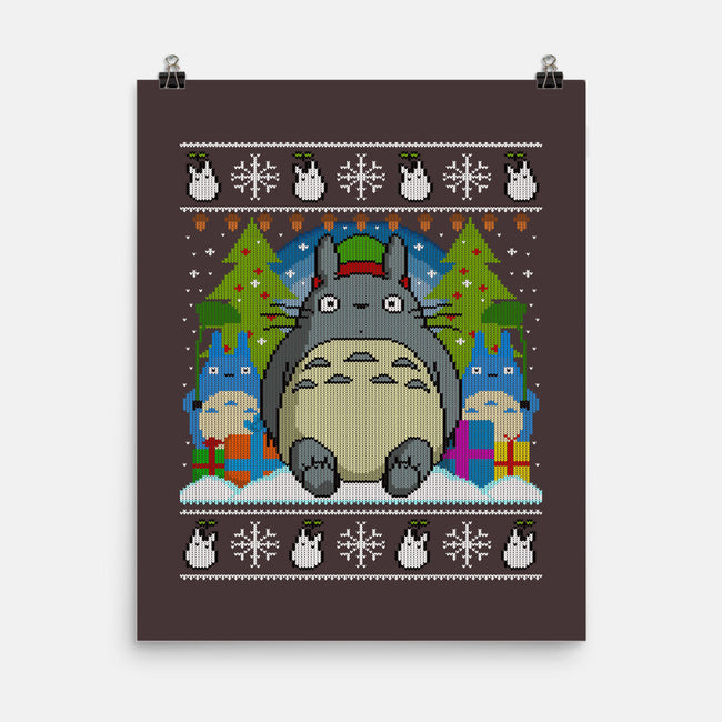 Festive Forest-None-Matte-Poster-drbutler