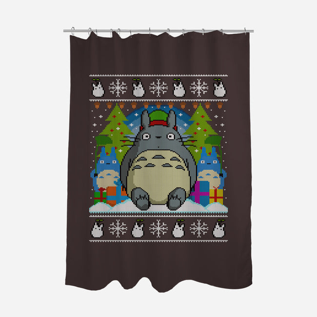 Festive Forest-None-Polyester-Shower Curtain-drbutler