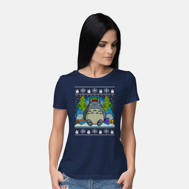 Festive Forest-Womens-Basic-Tee-drbutler