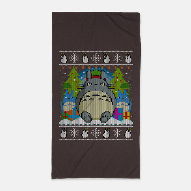 Festive Forest-None-Beach-Towel-drbutler