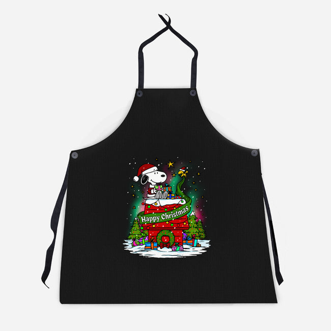 Deck The Kennel-Unisex-Kitchen-Apron-drbutler