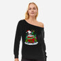 Deck The Kennel-Womens-Off Shoulder-Sweatshirt-drbutler