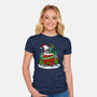 Deck The Kennel-Womens-Fitted-Tee-drbutler