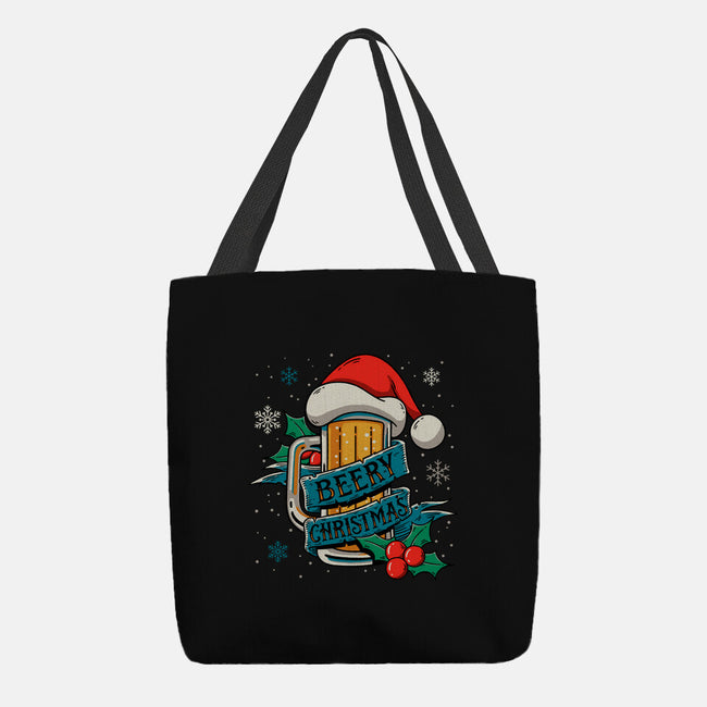 Beery Christmas-None-Basic Tote-Bag-Getsousa!