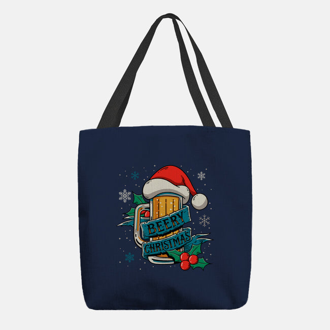 Beery Christmas-None-Basic Tote-Bag-Getsousa!