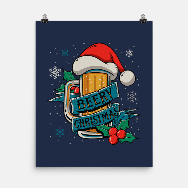 Beery Christmas-None-Matte-Poster-Getsousa!