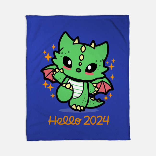 Hello 2024-None-Fleece-Blanket-Boggs Nicolas