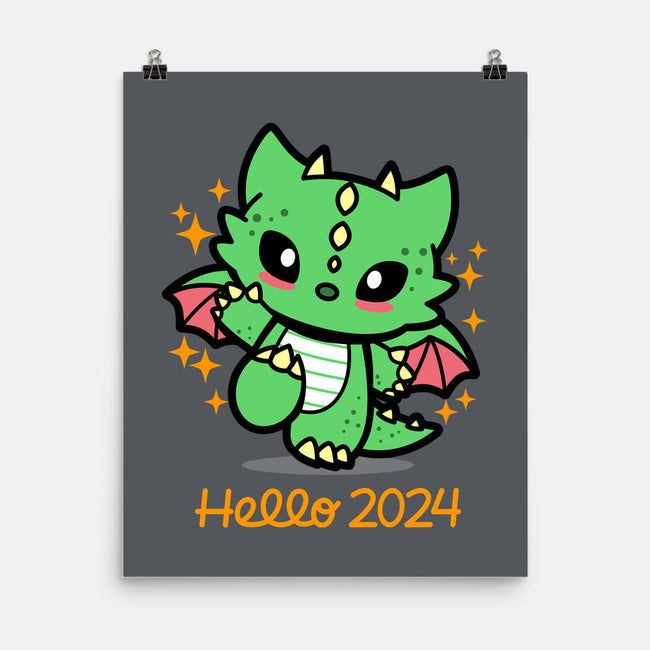 Hello 2024-None-Matte-Poster-Boggs Nicolas