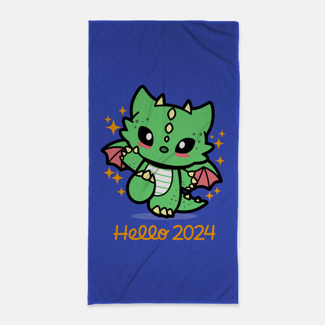 Hello 2024-None-Beach-Towel-Boggs Nicolas