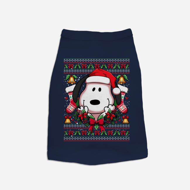 Snoopy Christmas Sweater-Dog-Basic-Pet Tank-JamesQJO