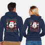 Snoopy Christmas Sweater-Unisex-Zip-Up-Sweatshirt-JamesQJO