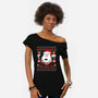 Snoopy Christmas Sweater-Womens-Off Shoulder-Tee-JamesQJO