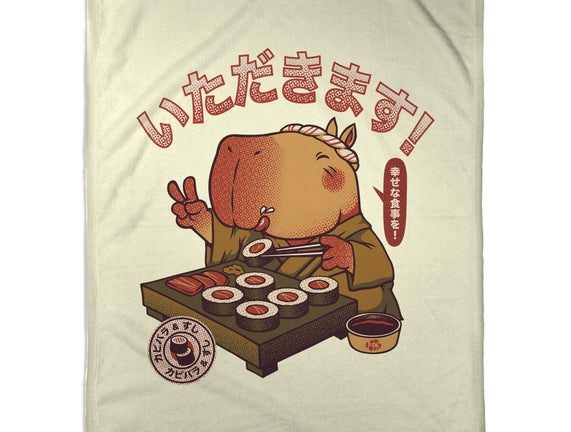 Sushi Chef Cute Capybara